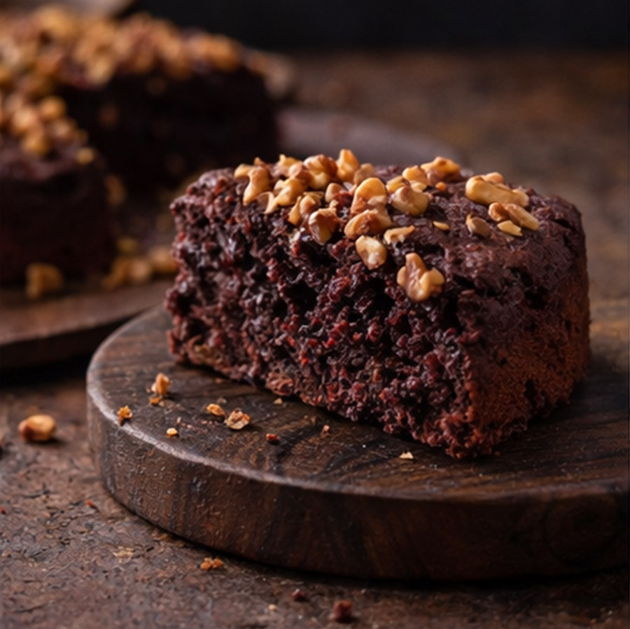 Healthy Cakes - Beetroot Walnut Cake